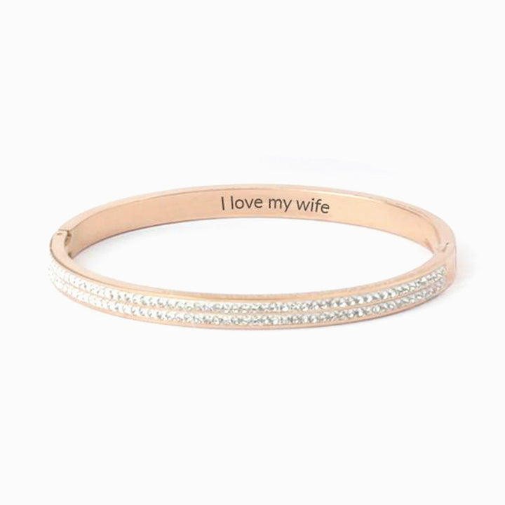 To My Love "I love my wife" Bracelet