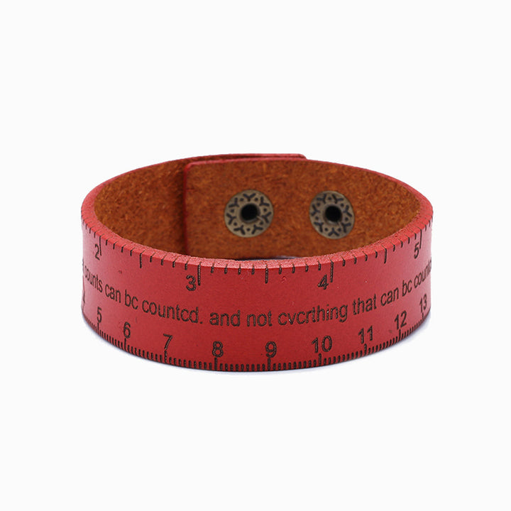 To My Son "Just keep growing" Ruler Bracelet