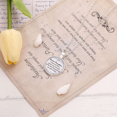 To my Bonus Daughter "BONUS DAUGHTER, I MAY NOT HAVE GIVEN YOU THE GIFT OF LIFE. BUT LIFE GAVE ME THE GIFT OF YOU" Necklace - SARAH'S WHISPER