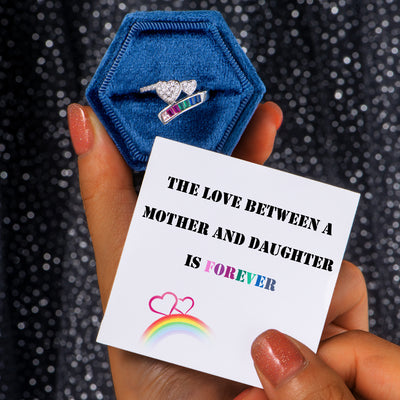 "The love between a mother and daughter is forever" Ring