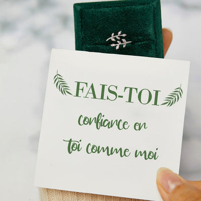 FAIS-TOI confiance en toi comme moi - Bague