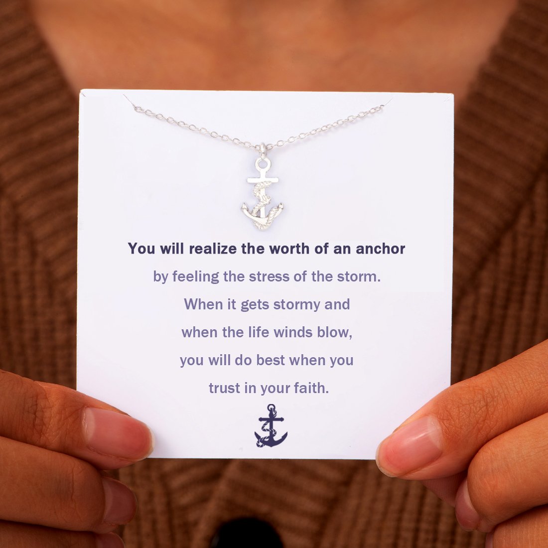 You will realize the worth of an anchor by feeling the stress of the storm.  - Ring