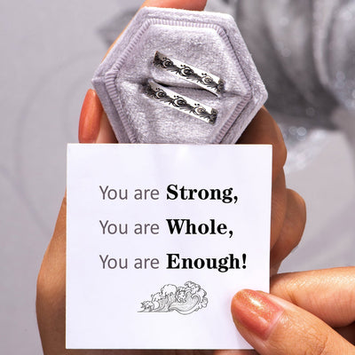 "You are Strong, You are Whole, You are Enough!" Ring