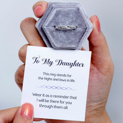 "I will be there for you through them all." Highs and Lows Ring