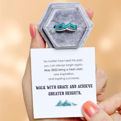 "No matter how hard the past, you can always begin again." Ring