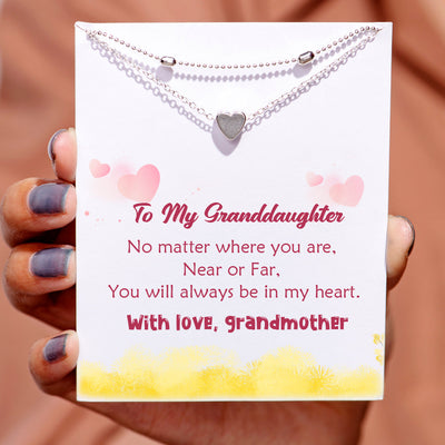 "You will always be in my heart" Heart Anklet