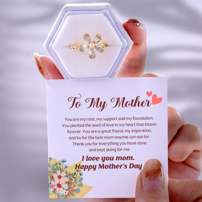 To My Mother "You are my root" Sunshine Ring