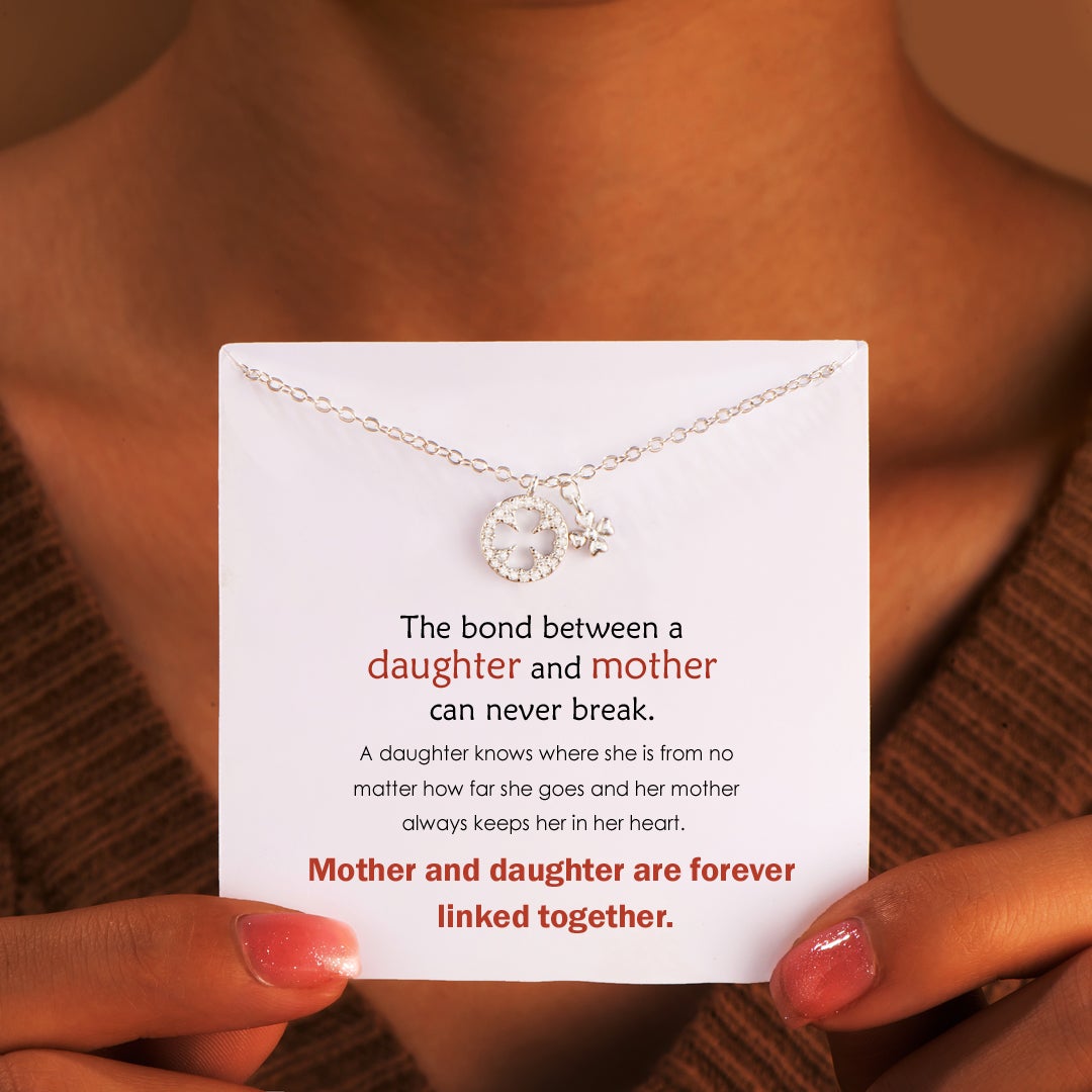 "Mother and daughter are forever linked together" Necklace