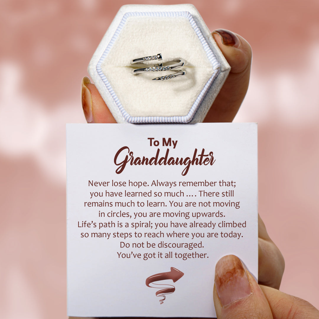 To My Granddaughter "You’ve got it all together" Long Road Ring