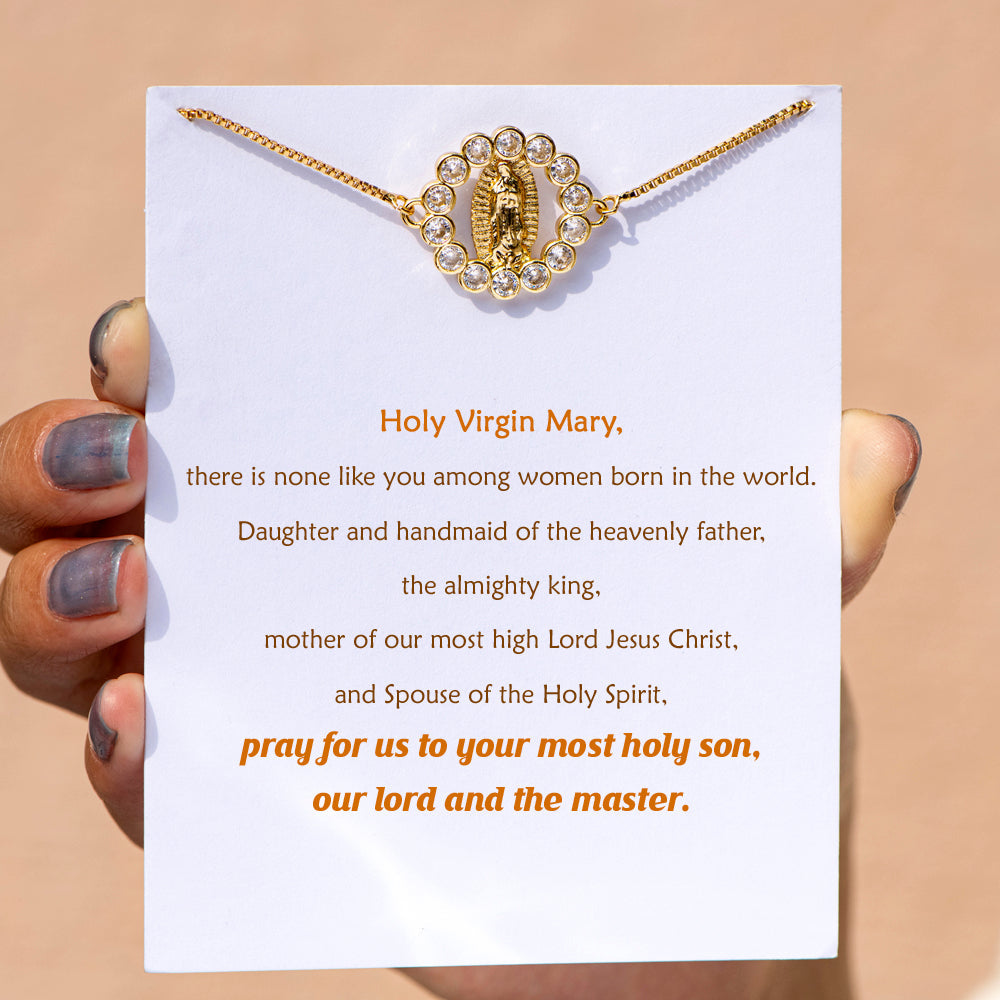 "Prayer to Virgin Mary" Virgin Mary Bracelet