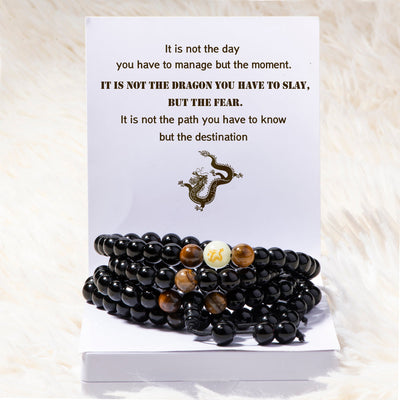"Slay the fear" Dragon Bracelet