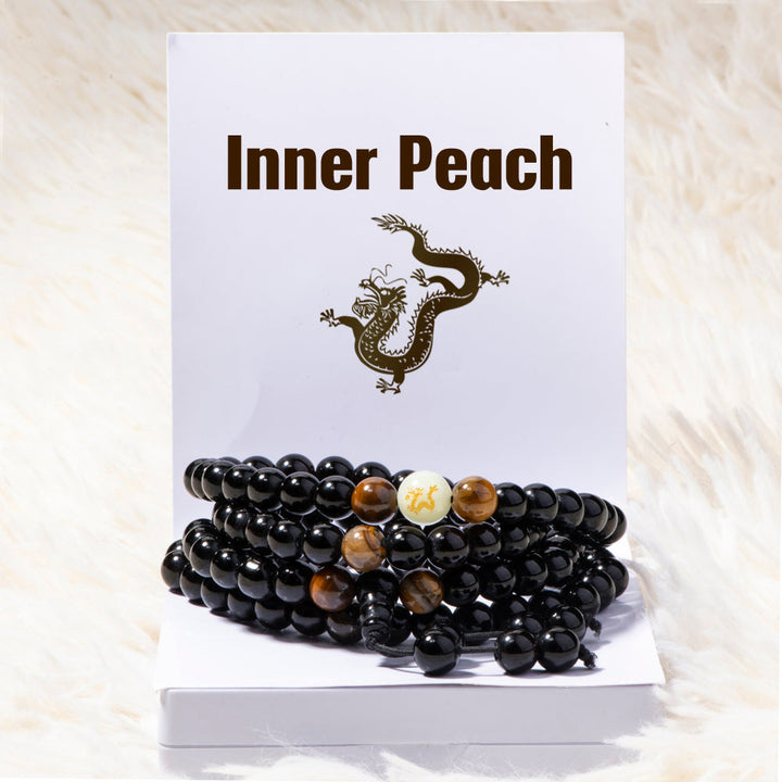 "Inner Peach" Dragon Bracelet