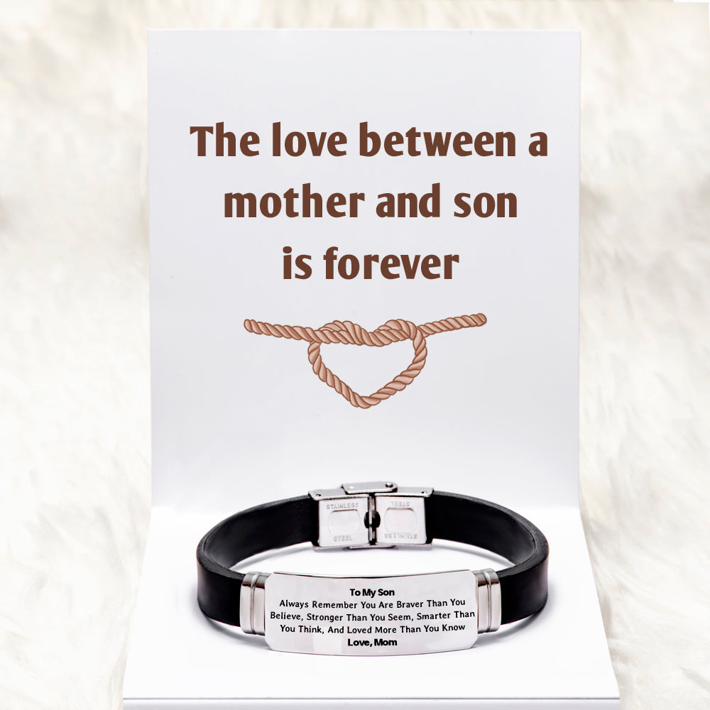 To My Son "Forever Love" Men's Bracelet
