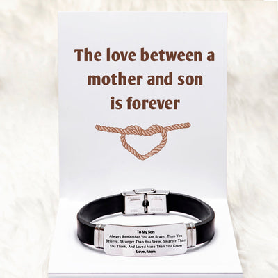 To My Son "Forever Love" Men's Bracelet