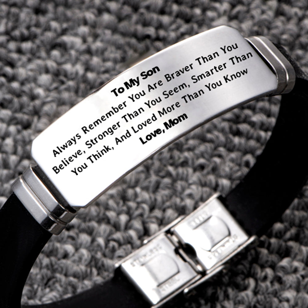 To My Son "Forever Love" Men's Bracelet