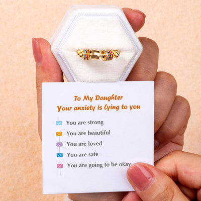 To My Daughter "You are going to be okay" Fidget Spinner Ring