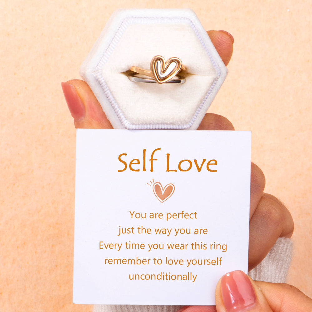 Love Ringing Out Love Ring – Self Love Jewelry Gift | SARAH'S WHISPER