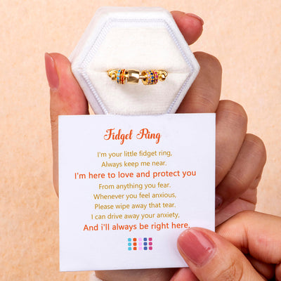 "Love and protect you" Fidget Spinner Ring