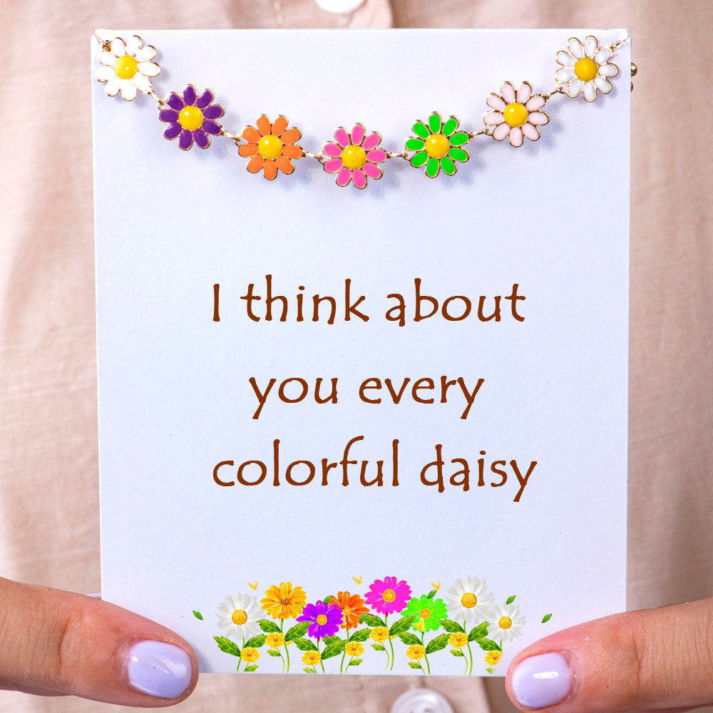"Colorful Daisy" Necklace
