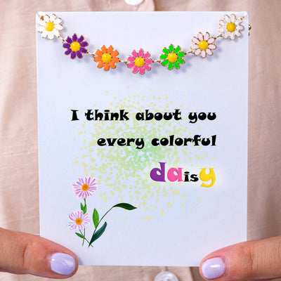 "Colorful Daisy" Necklace
