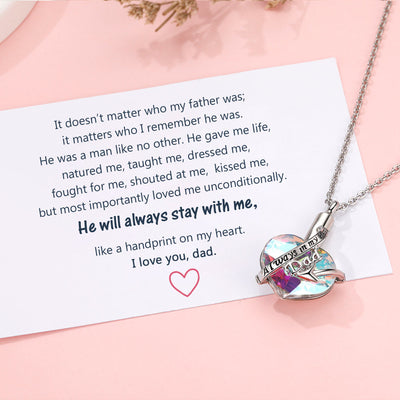 "Always with you" Heart Necklace