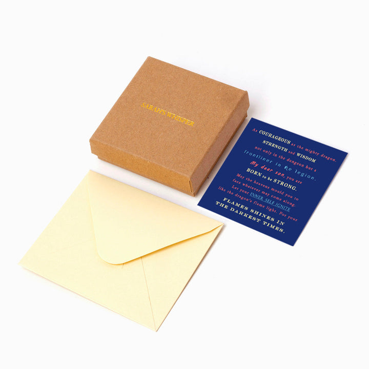 To My Son "Boost Your Flame" Dragon Bracelet