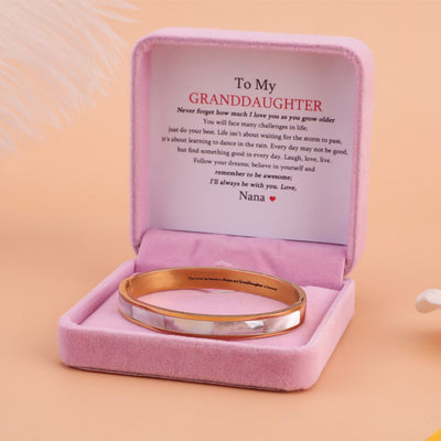 To My Granddaughter "the love between a Nana and granddaughter is forever" Bracelet - SARAH'S WHISPER