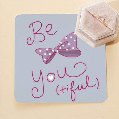 "You are beautiful" Bowkont Ring [🎀 Ring +💌 Gift Card + 🎁 Gift Bag + 💐 Gift Bouquet] - SARAH'S WHISPER