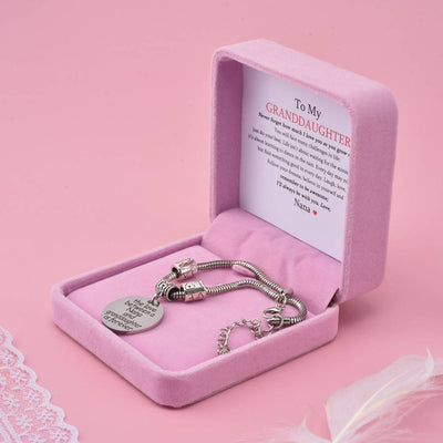 To My GRANDDAUGHTER "The love between a Nana and Granddaughter is forever" Bracelet - SARAH'S WHISPER