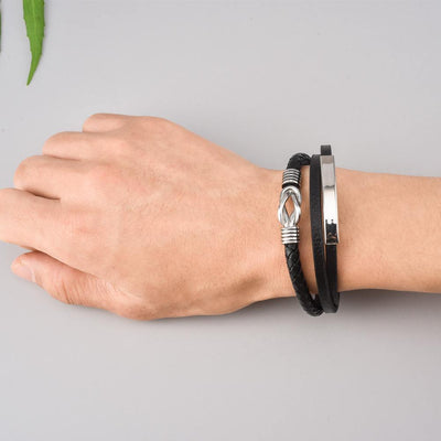 To My Grandson " Love My Grandson" Bracelet - SARAH'S WHISPER