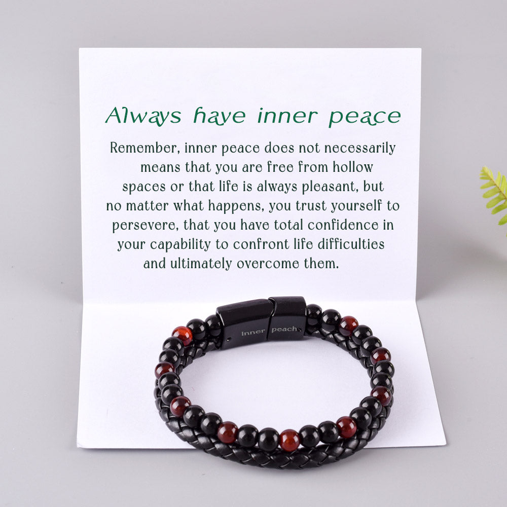 "Inner Peach" Buddha Bracelet