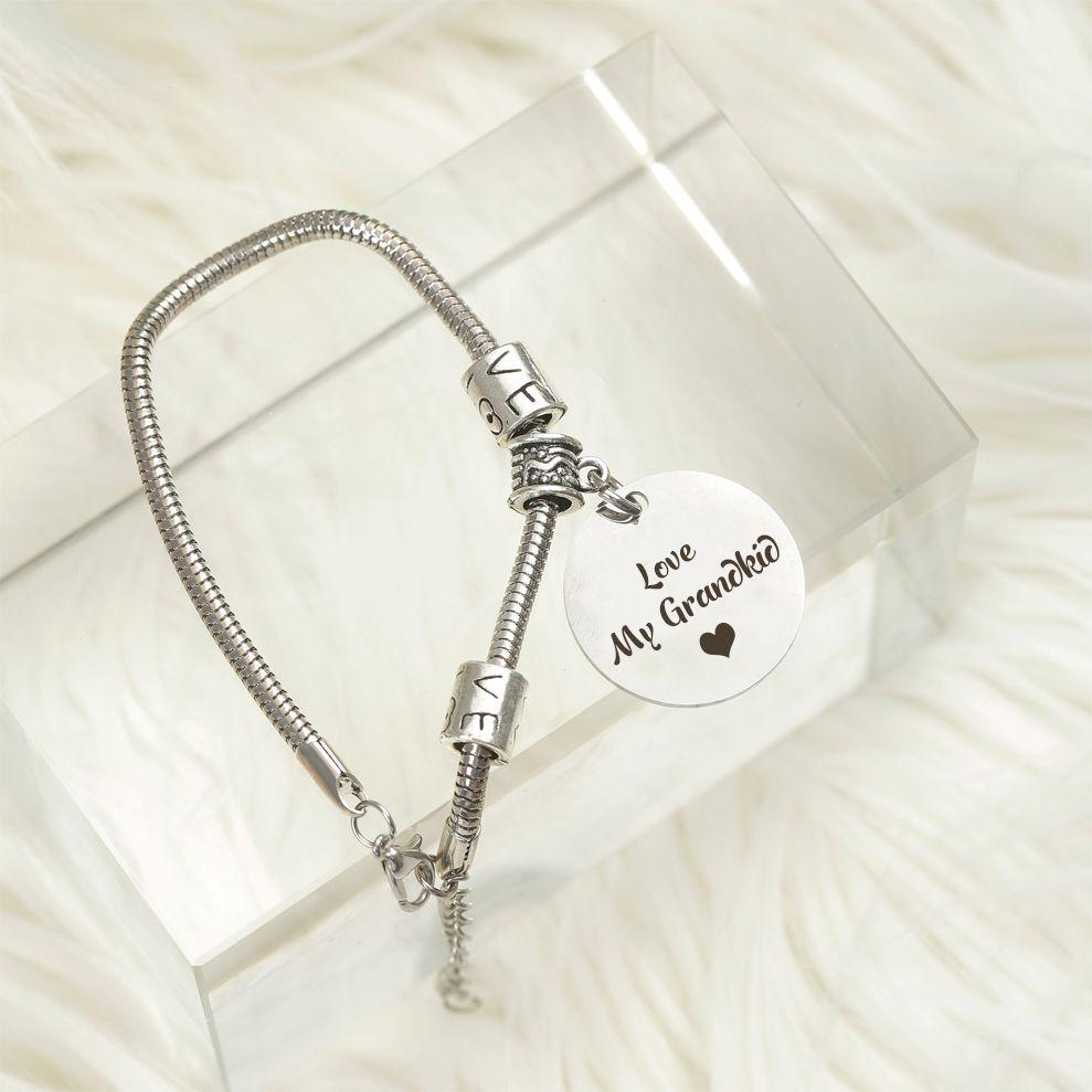 To my grandkid "Love My Grandkid" Bracelet - SARAH'S WHISPER