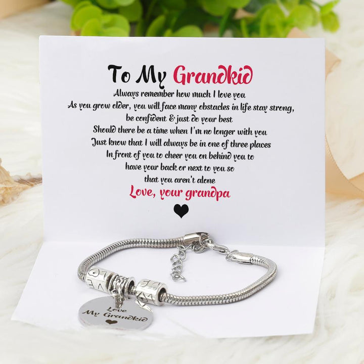 To my grandkid "Love My Grandkid" Bracelet - SARAH'S WHISPER