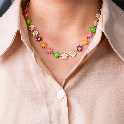 "Colorful Daisy" Necklace