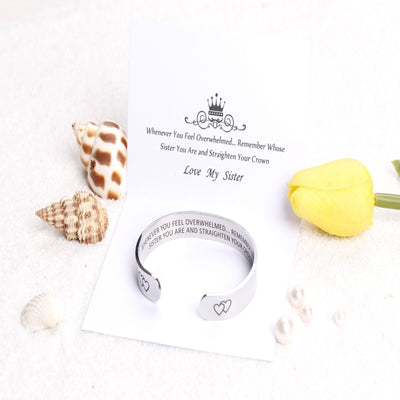 "Remember...You Are and Straighten Your Crown" Bracelet - SARAH'S WHISPER