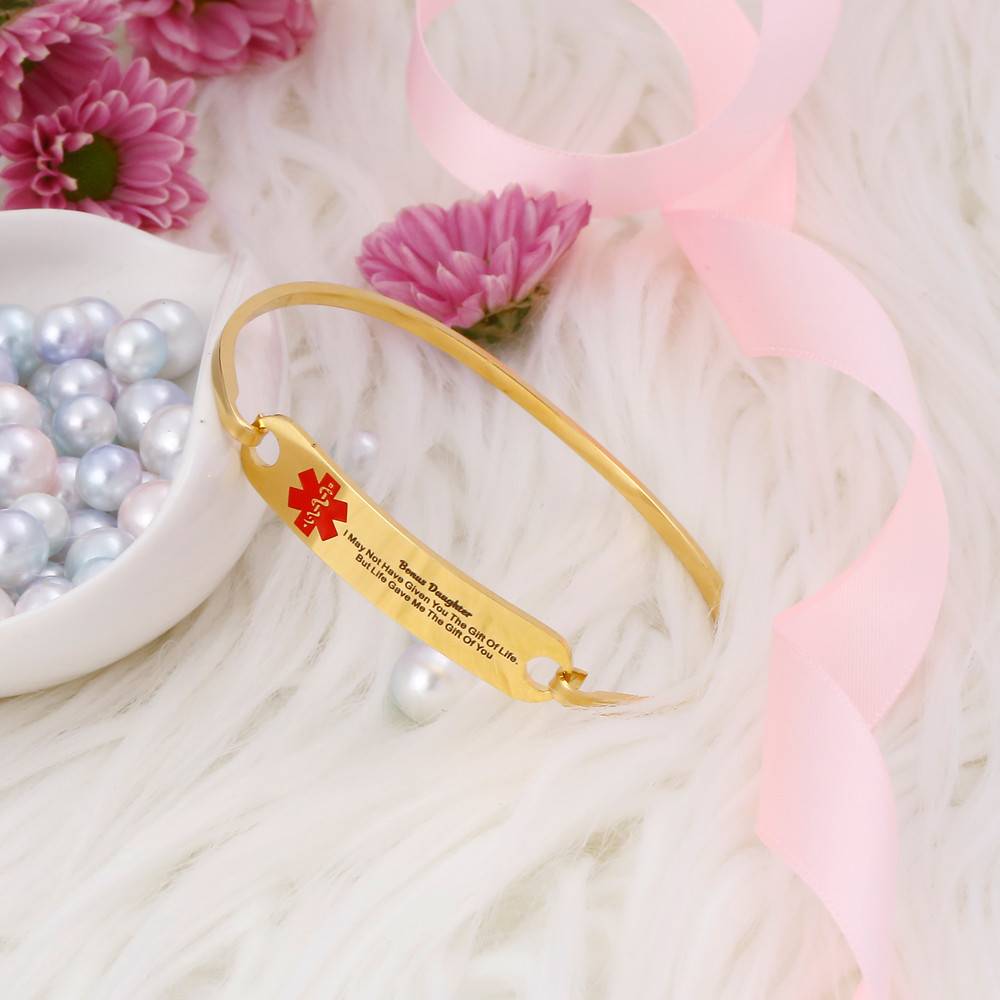 To My Bonus Daughter "BONUS DAUGHTER, I MAY NOT HAVE GIVEN YOU THE GIFT OF LIFE. BUT LIFE GAVE ME THE GIFT OF YOU" Bracelet - SARAH'S WHISPER