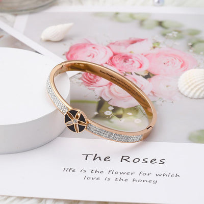 To My Bonus Daughter "BONUS DAUGHTER, I MAY NOT HAVE GIVEN YOU THE GIFT OF LIFE. BUT LIFE GAVE ME THE GIFT OF YOU" Flower Bracelet - SARAH'S WHISPER
