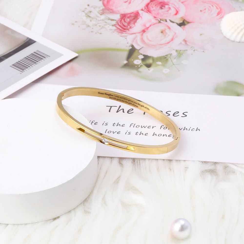 To my Bonus Daughter "BONUS DAUGHTER, I MAY NOT HAVE GIVEN YOU THE GIFT OF LIFE. BUT LIFE GAVE ME THE GIFT OF YOU" Bracelet - SARAH'S WHISPER