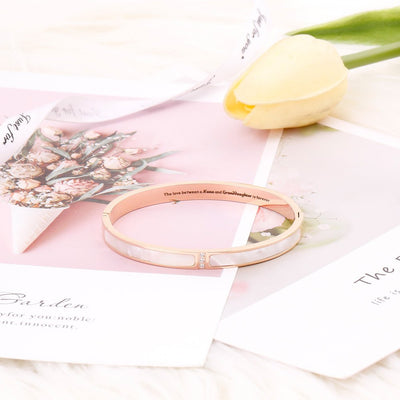 To My GRANDDAUGHTER "The love between a Nana and Granddaughter is forever" Forest Fritillary Temperament Bracelet - SARAH'S WHISPER
