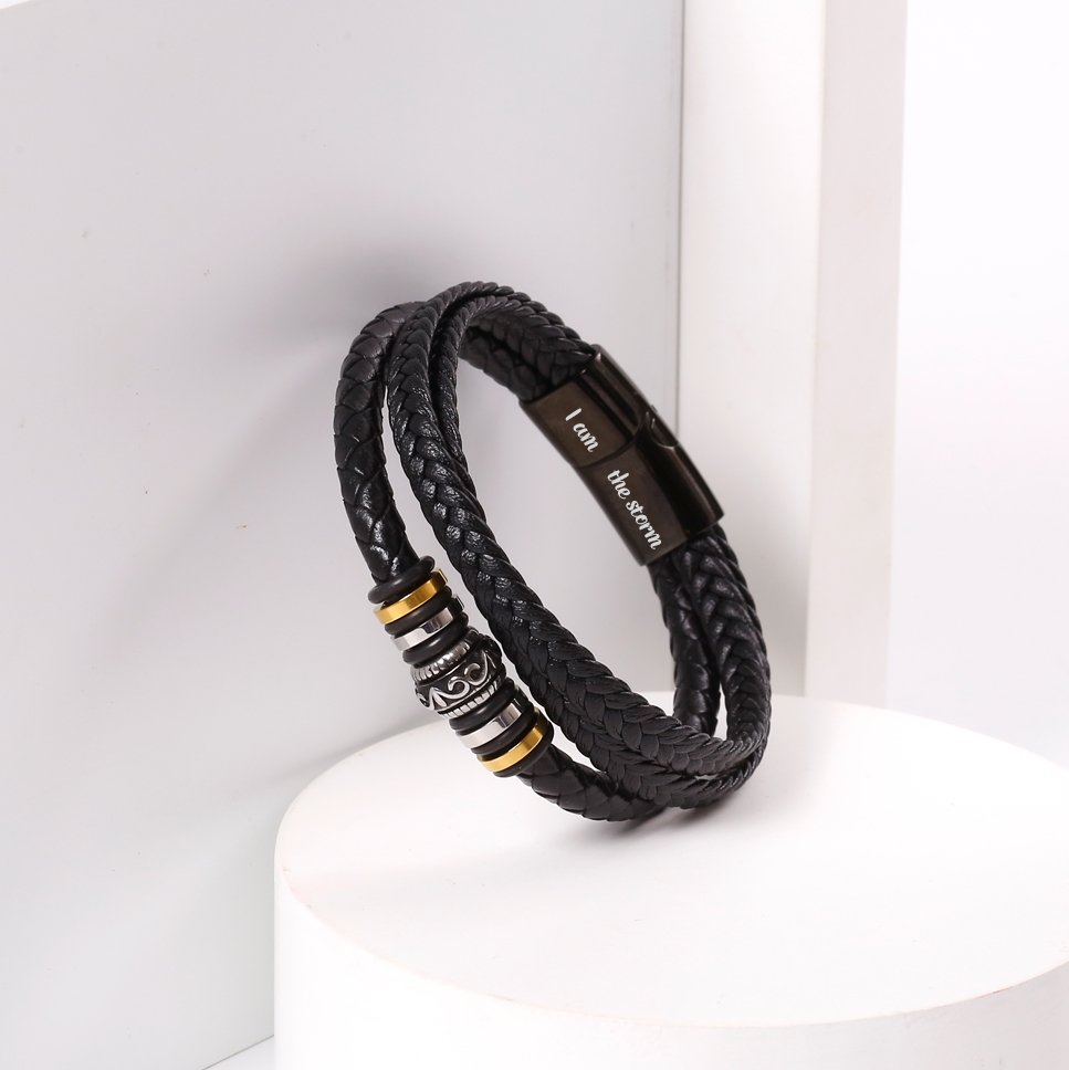 To My Son "I am the storm" Bracelet - SARAH'S WHISPER