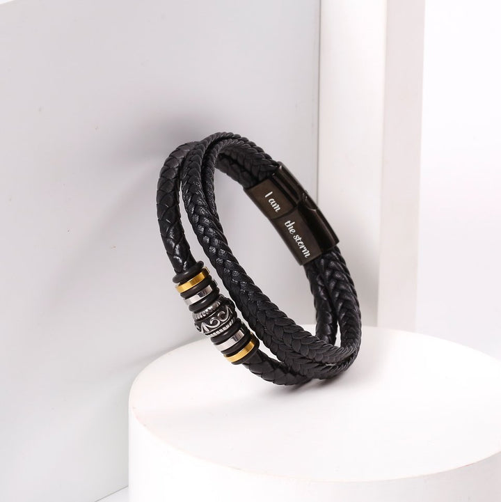 To My Son "I am the storm" Bracelet - SARAH'S WHISPER