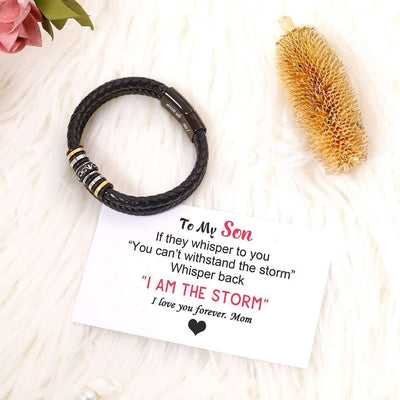 [Multiple Family Members] To Your Granddaughter/Bonus Daughter/Friend/Sister/Daughter/Aunt/Mom Bracelet And Men's Bracelet - Full Of Love - SARAH'S WHISPER
