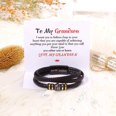 [Multiple Family Members] To Your Granddaughter/Bonus Daughter/Friend/Sister/Daughter/Aunt/Mom Bracelet And Men's Bracelet - Full Of Love - SARAH'S WHISPER