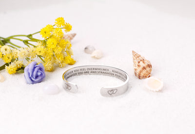 "Remember...You Are and Straighten Your Crown" Bracelet - SARAH'S WHISPER