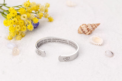 "Remember...You Are and Straighten Your Crown" Bracelet - SARAH'S WHISPER