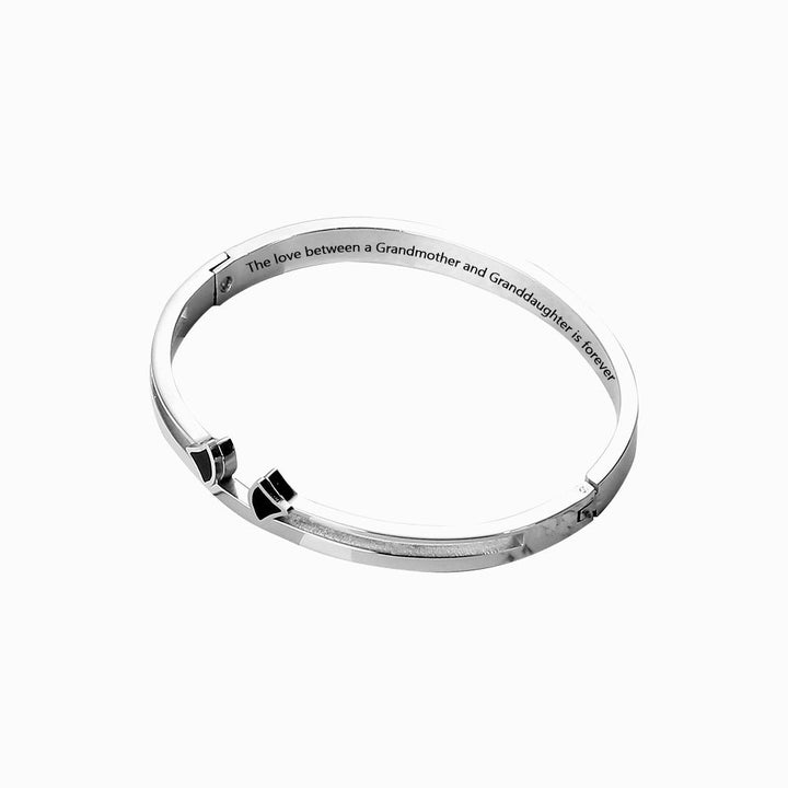 To My Granddaughter "The love between a Grandmother and Granddaughter is forever" Arrow Bracelet