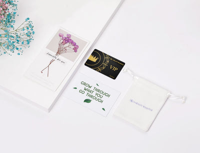 "GROW THROUGH WHAT YOU GO THROUGH" Leaves Ring [🌿 Ring +💌 Gift Card + 🎁 Gift Bag + 💐 Gift Bouquet] - SARAH'S WHISPER