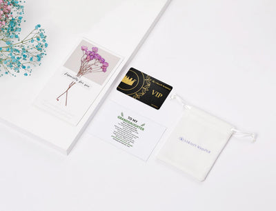 To My Granddaughter "BE-LEAF in yourself and grow through what you go through" Leaves Ring [🌿 Ring +💌 Gift Card + 🎁 Gift Bag + 💐 Gift Bouquet] - SARAH'S WHISPER