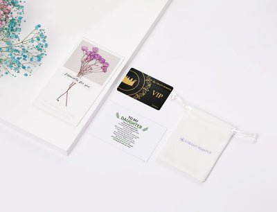 To My Daughter "BE-LEAF in yourself and grow through what you go through" Leaves Ring [🌿 Ring +💌 Gift Card + 🎁 Gift Bag + 💐 Gift Bouquet] - SARAH'S WHISPER