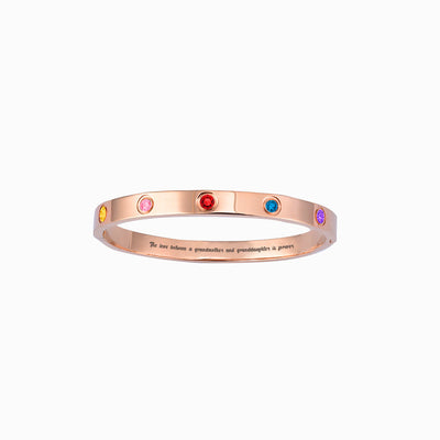 To My Granddaughter "The love between a grandmother and granddaughter is forever" Bracelet